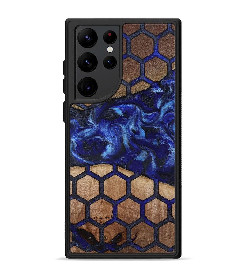 Galaxy S22 Ultra Wood Phone Case - Kittie (Pattern, 818946)