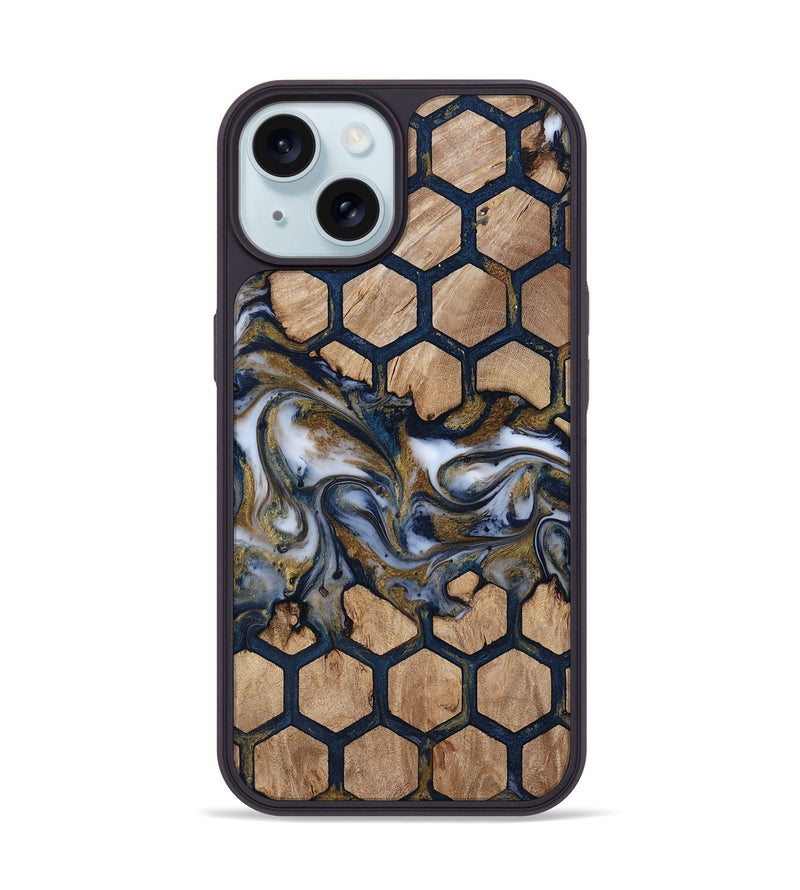 iPhone 15 Wood Phone Case - Xiomara (Pattern, 818955)