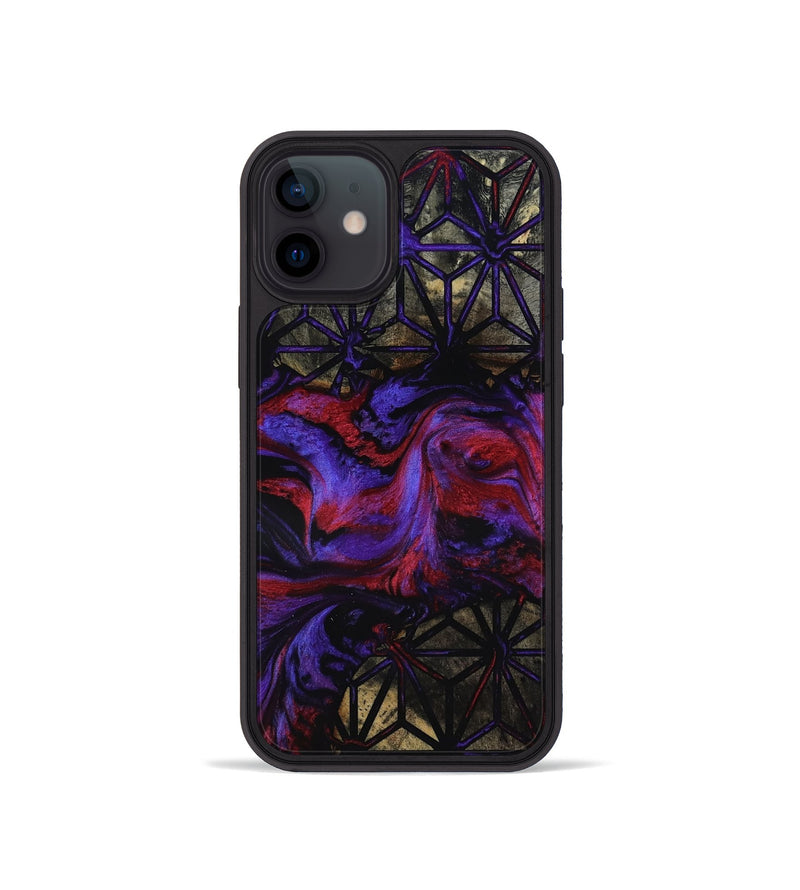 iPhone 12 mini Wood Phone Case - Amiah (Pattern, 818958)