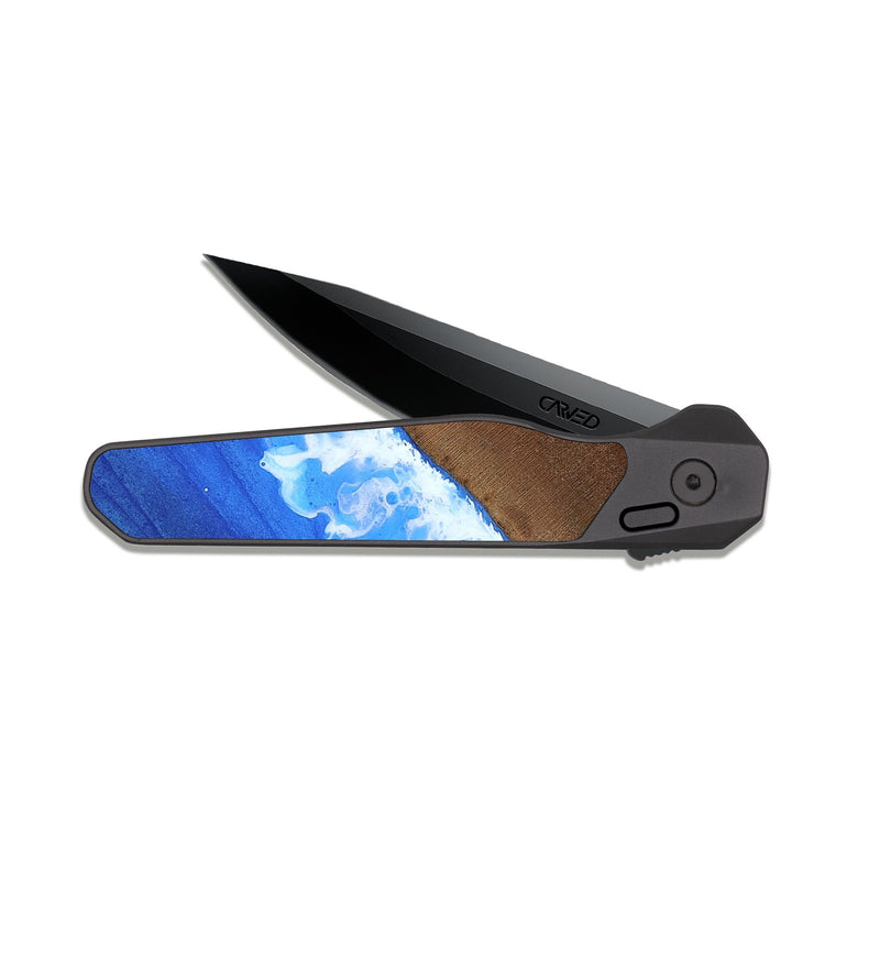 EDC Dark Slate Wood Pocket Knife - Jason (Coastal, 818960)