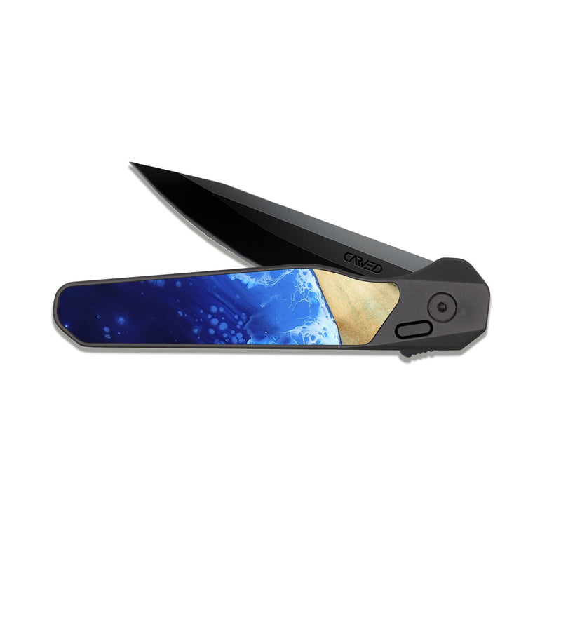 EDC Dark Slate Wood Pocket Knife - Josue (Coastal, 818967)