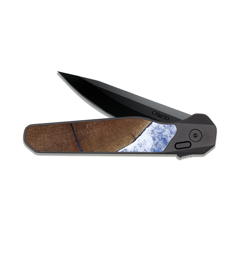EDC Dark Slate Wood Pocket Knife - Bernie (Coastal, 818968)