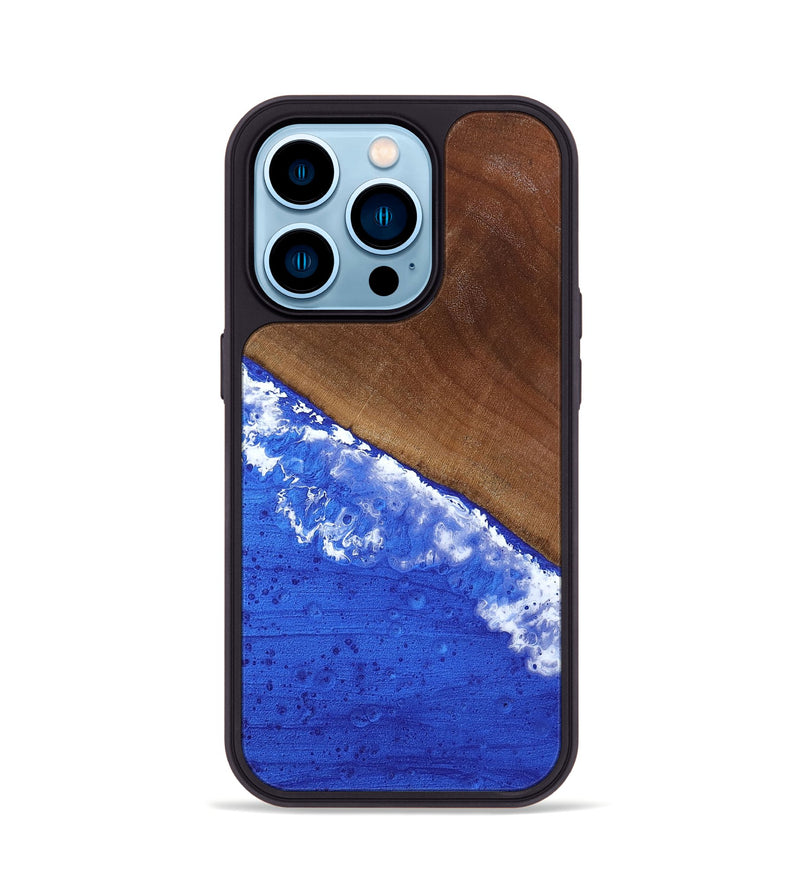 iPhone 14 Pro Wood Phone Case - Iris (Coastal, 818970)