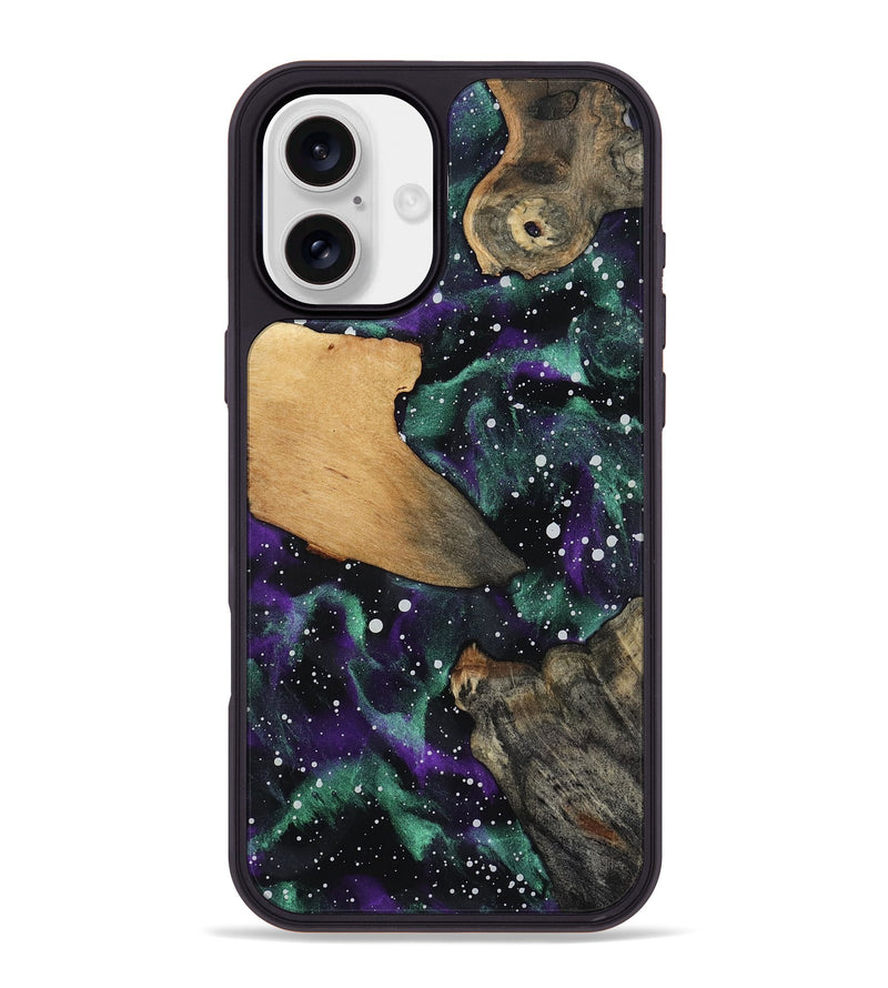 iPhone 16 Plus Wood Phone Case - Livia (Cosmos, 818982)