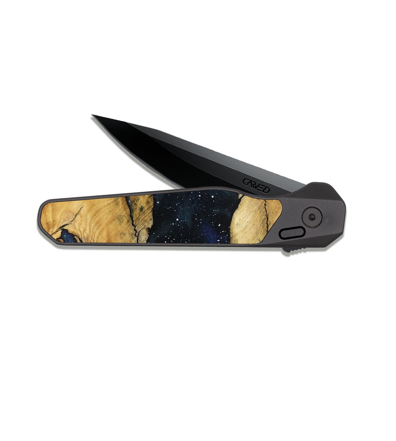 EDC Dark Slate Wood Pocket Knife - Merlin (Cosmos, 818999)