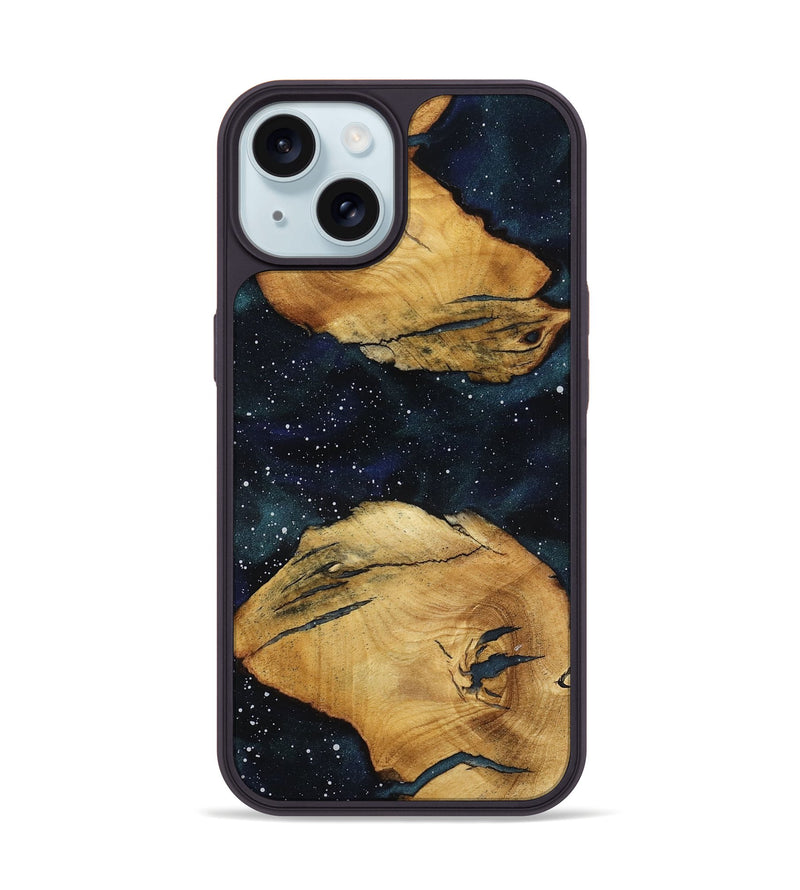 iPhone 15 Wood Phone Case - Merlin (Cosmos, 818999)