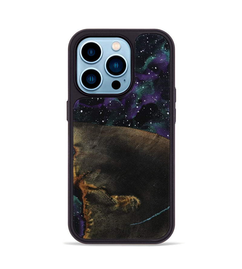 iPhone 14 Pro Wood Phone Case - Halley (Cosmos, 819018)