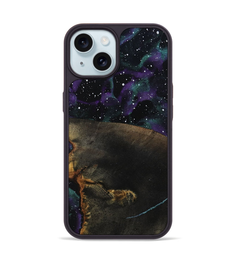 iPhone 15 Wood Phone Case - Halley (Cosmos, 819018)