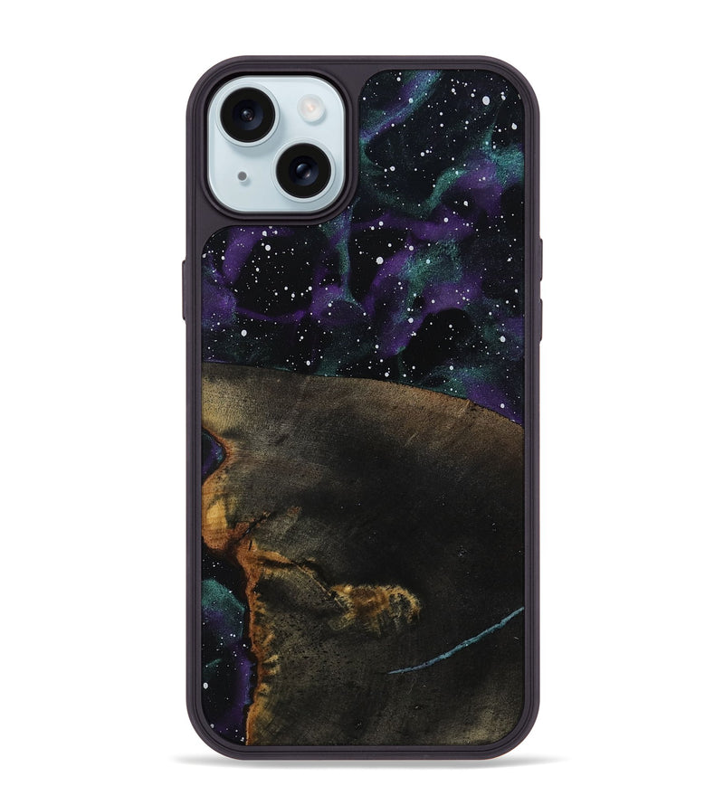 iPhone 15 Plus Wood Phone Case - Halley (Cosmos, 819018)