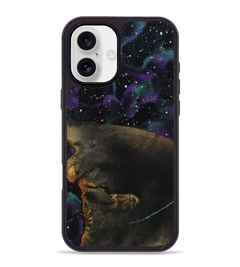 iPhone 16 Plus Wood Phone Case - Halley (Cosmos, 819018)