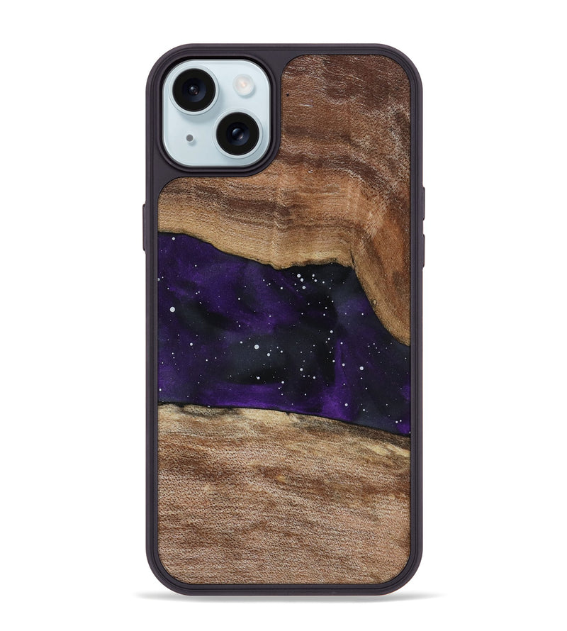 iPhone 15 Plus Wood Phone Case - Kaley (Cosmos, 819027)