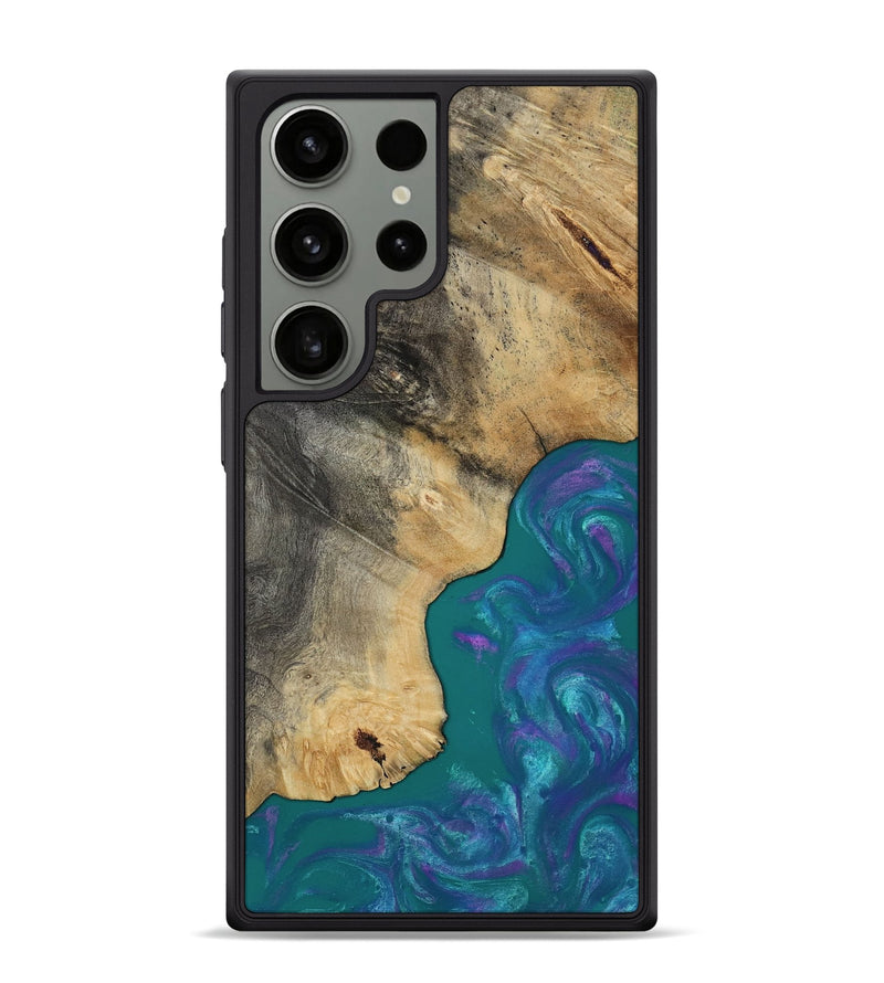 Galaxy S24 Ultra Wood Phone Case - Marilee (Purple, 819029)