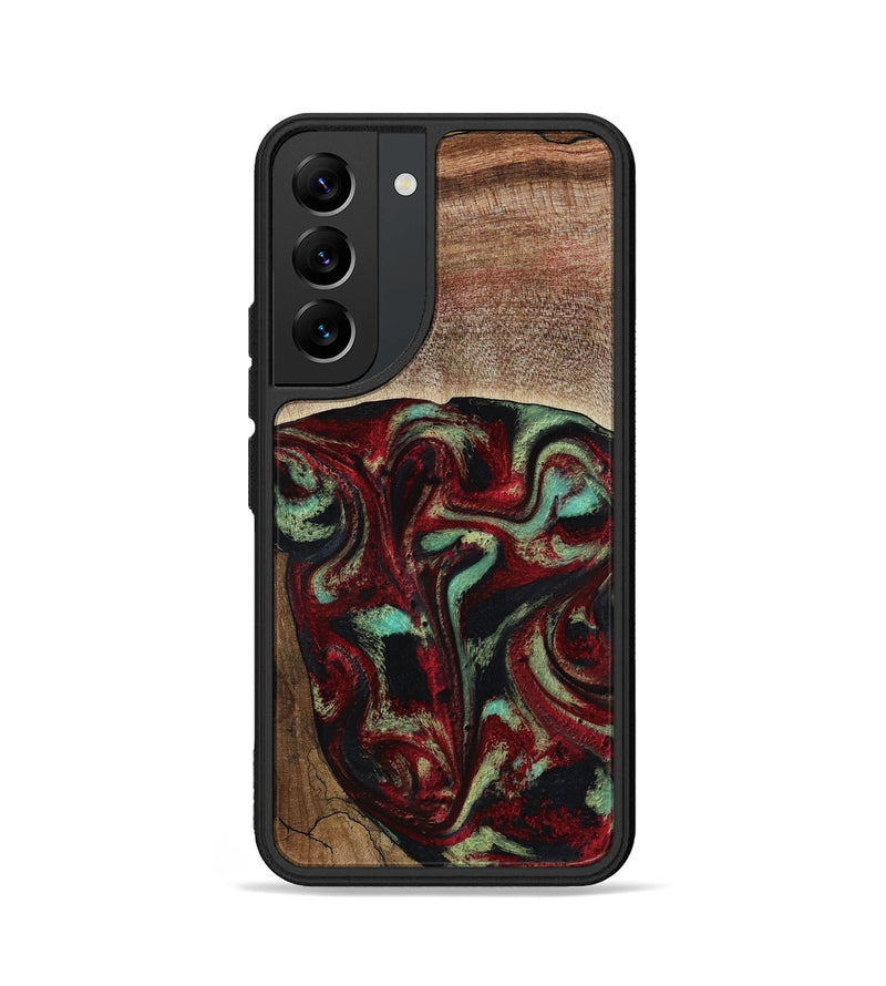 Galaxy S22 Wood Phone Case - Arianna (Red, 819034)