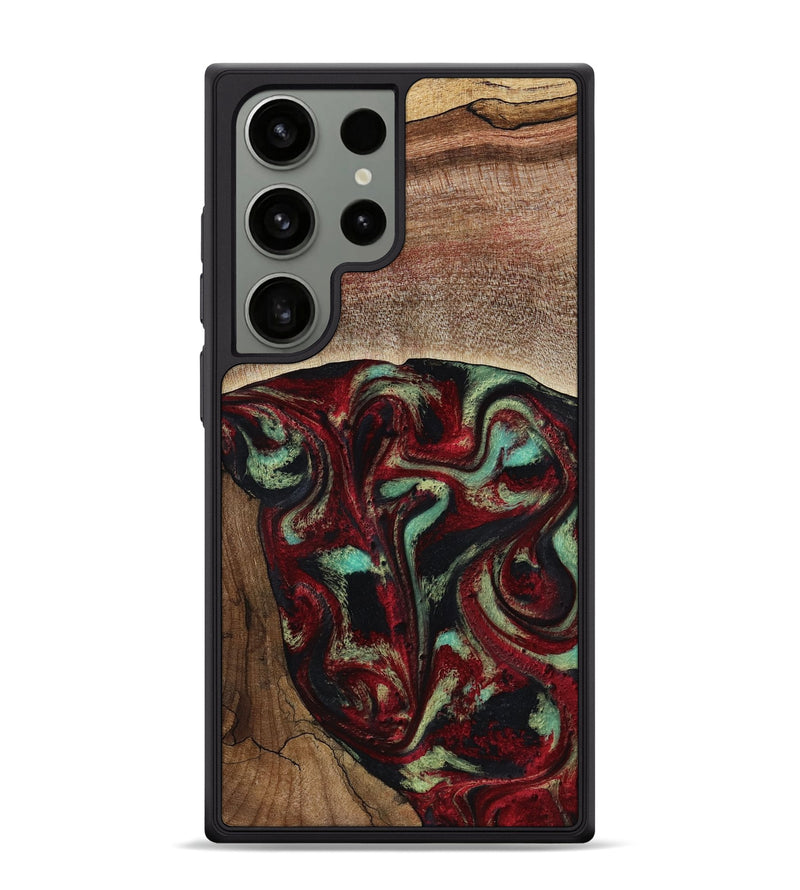 Galaxy S24 Ultra Wood Phone Case - Arianna (Red, 819034)