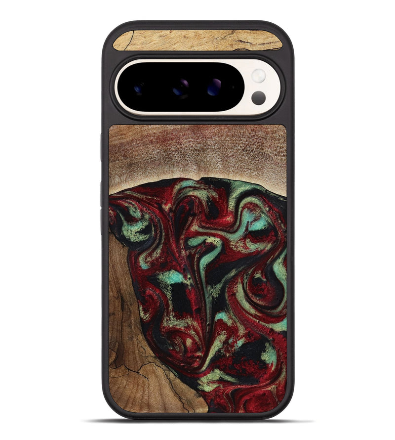 Pixel 10 Pro XL Wood Phone Case - Arianna (Red, 819034)