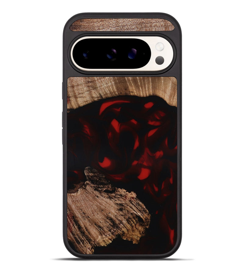Pixel 10 Pro XL Wood Phone Case - Jordin (Red, 819037)