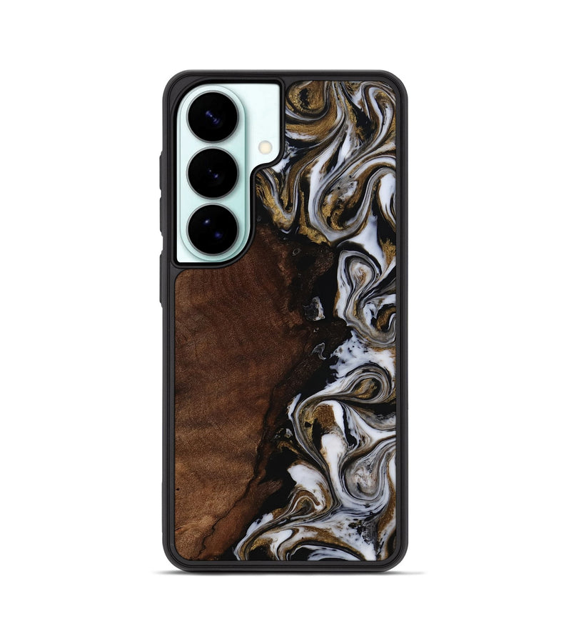 Galaxy S26 Wood Phone Case - Leif (Black & White, 819040)