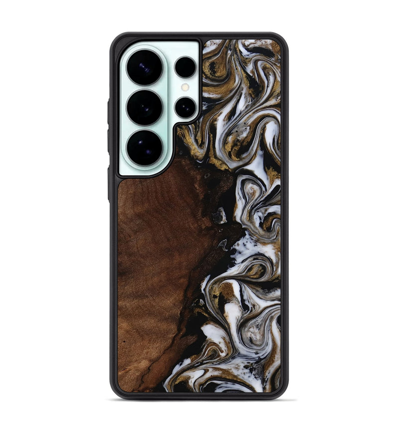 Galaxy S26 Ultra Wood Phone Case - Leif (Black & White, 819040)