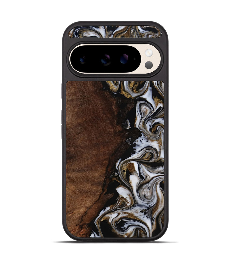 Pixel 10 Wood Phone Case - Leif (Black & White, 819040)