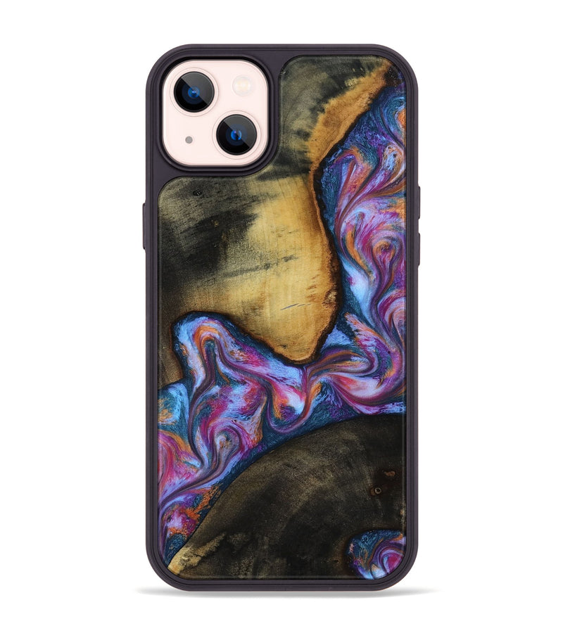 iPhone 14 Plus Wood Phone Case - Crew (Blue, 819050)