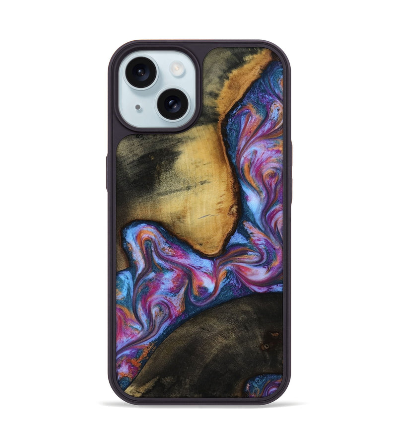 iPhone 15 Wood Phone Case - Crew (Blue, 819050)