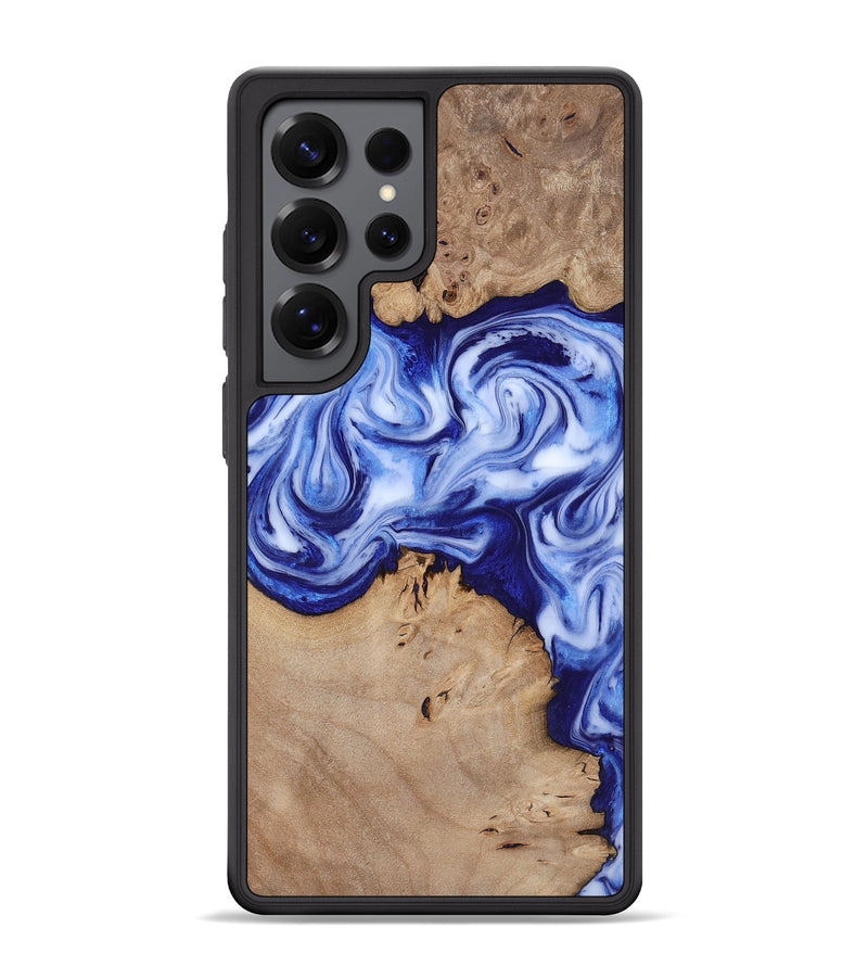 Galaxy S25 Ultra Wood Phone Case - Jamiya (Blue, 819055)