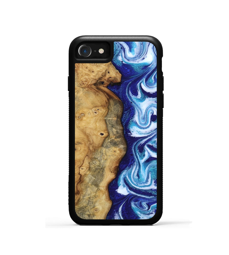 iPhone SE Wood Phone Case - Essie (Blue, 819056)