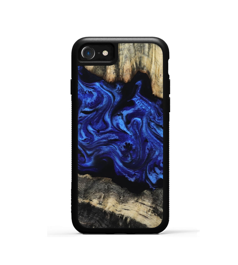 iPhone SE Wood Phone Case - Alex (Blue, 819057)