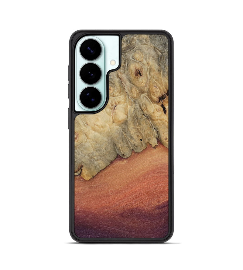Galaxy S26 Wood Phone Case - Leatha (Red, 819070)