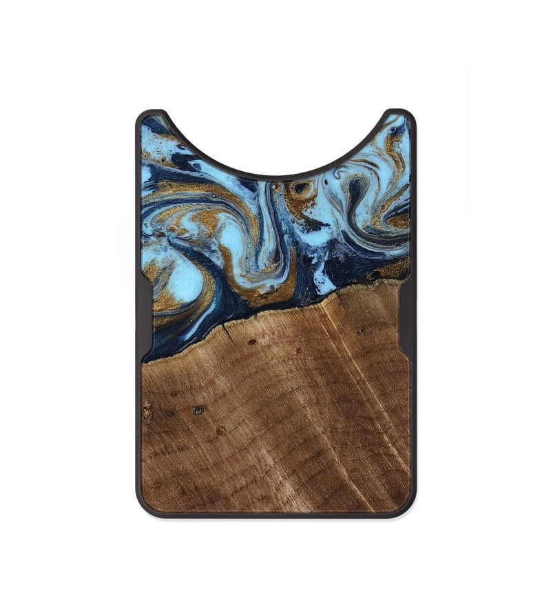 Alloy Wood Wallet - Jarred (Teal & Gold, 819078)