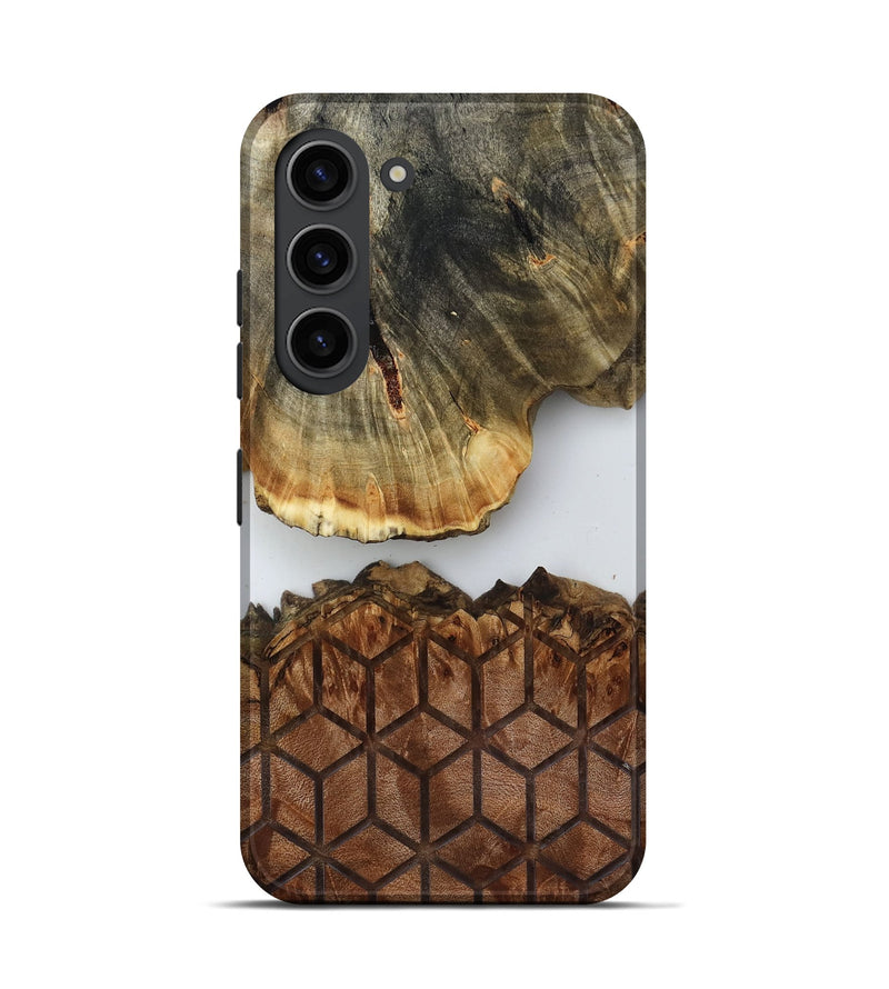 Galaxy S23 Wood Live Edge Phone Case - Rodolfo (Clear, 819085)