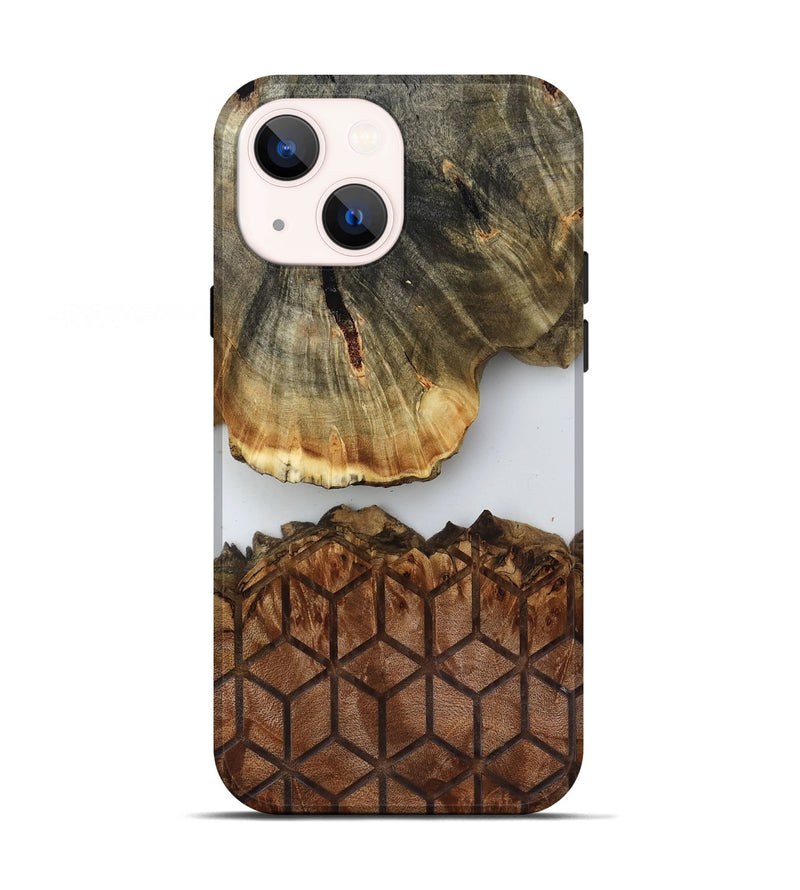 iPhone 13 Wood Live Edge Phone Case - Rodolfo (Clear, 819085)