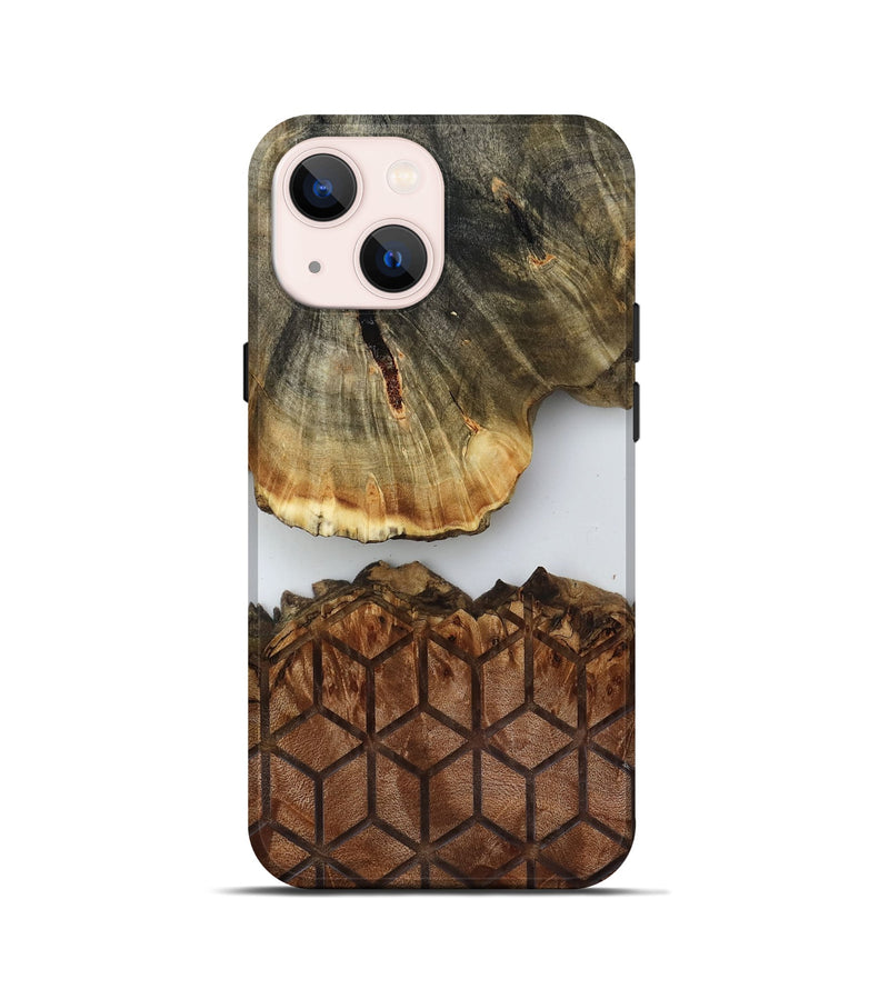 iPhone 13 mini Wood Live Edge Phone Case - Rodolfo (Clear, 819085)