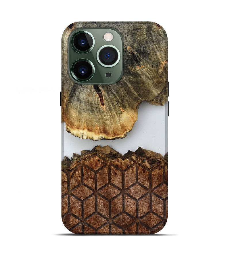 iPhone 13 Pro Wood Live Edge Phone Case - Rodolfo (Clear, 819085)