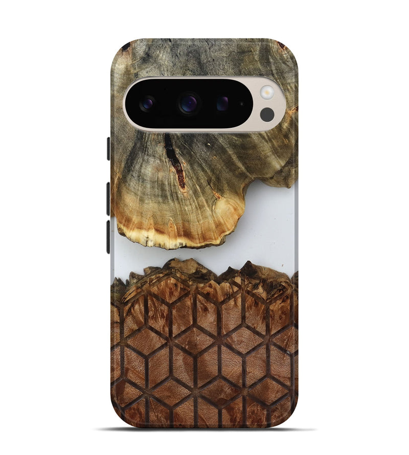 Pixel 9 Wood Live Edge Phone Case - Rodolfo (Clear, 819085)