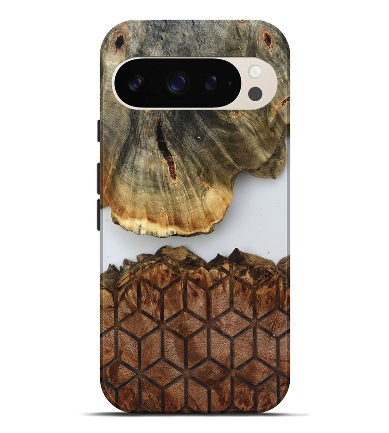 Pixel 9 Pro XL Wood Live Edge Phone Case - Rodolfo (Clear, 819085)