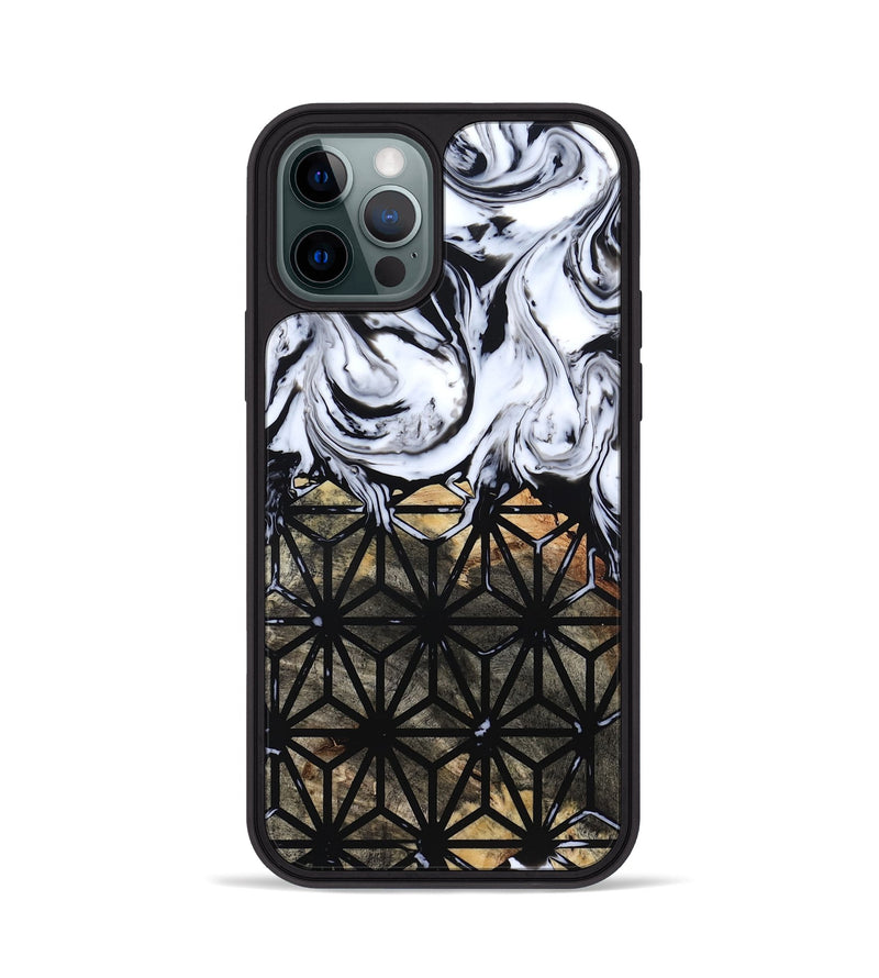 iPhone 12 Pro Wood Phone Case - Emmett (Pattern, 819092)