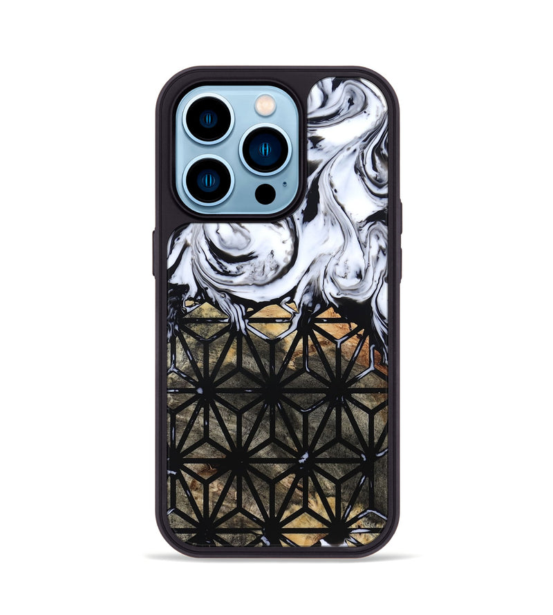 iPhone 14 Pro Wood Phone Case - Emmett (Pattern, 819092)