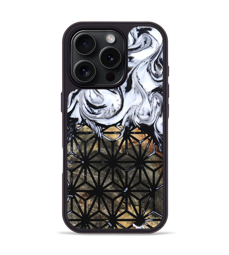 iPhone 16 Pro Wood Phone Case - Emmett (Pattern, 819092)