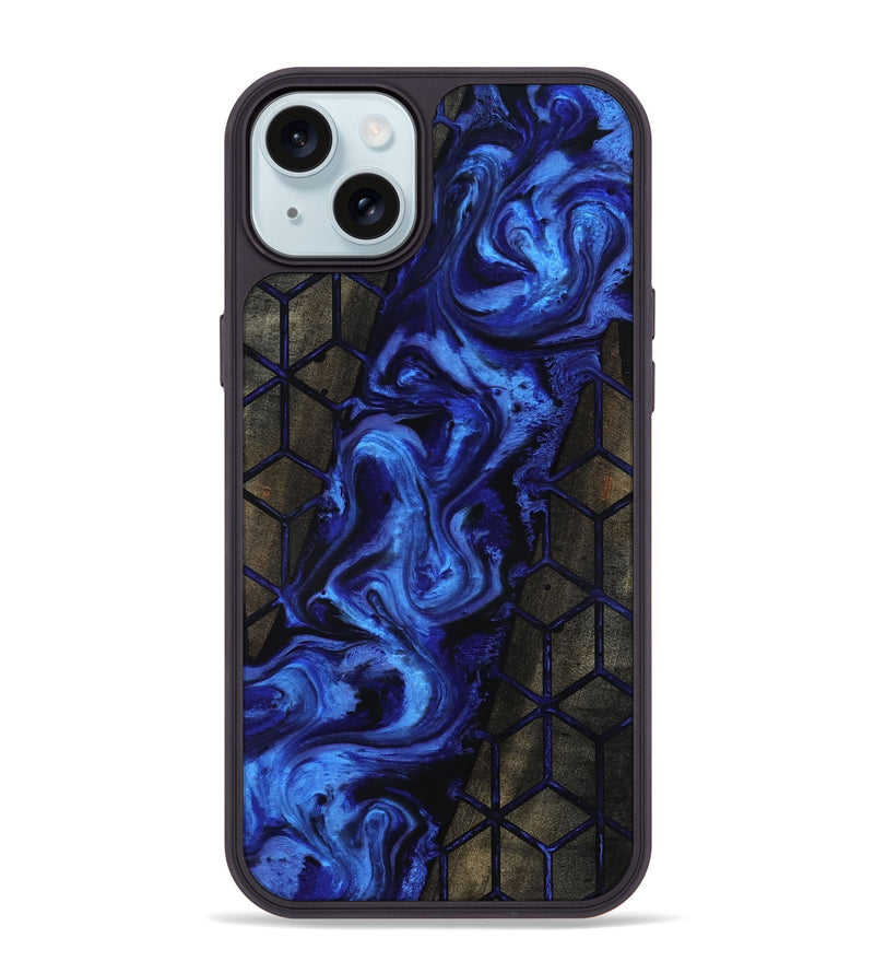iPhone 15 Plus Wood Phone Case - Dell (Pattern, 819093)