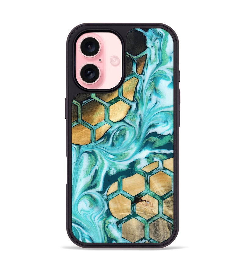 iPhone 16 Wood Phone Case - Kairi (Pattern, 819095)