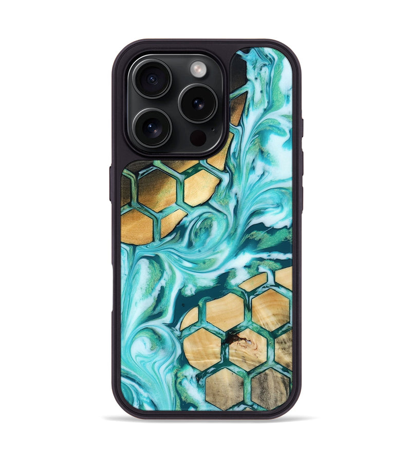 iPhone 16 Pro Wood Phone Case - Kairi (Pattern, 819095)