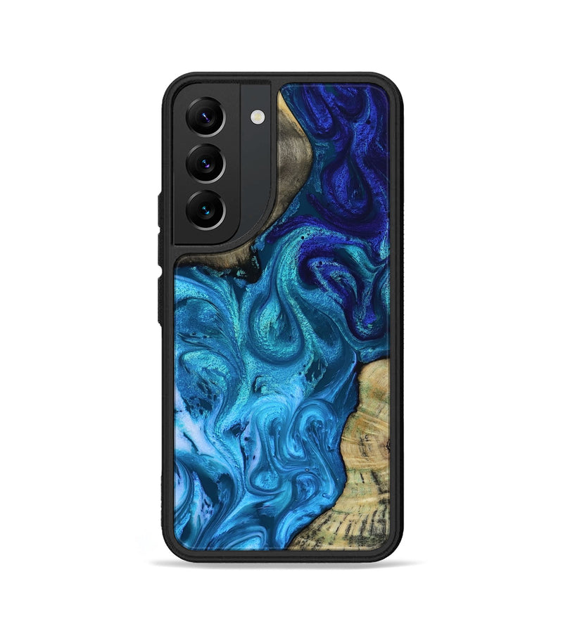 Galaxy S22 Wood Phone Case - Lorelei (Blue, 819097)