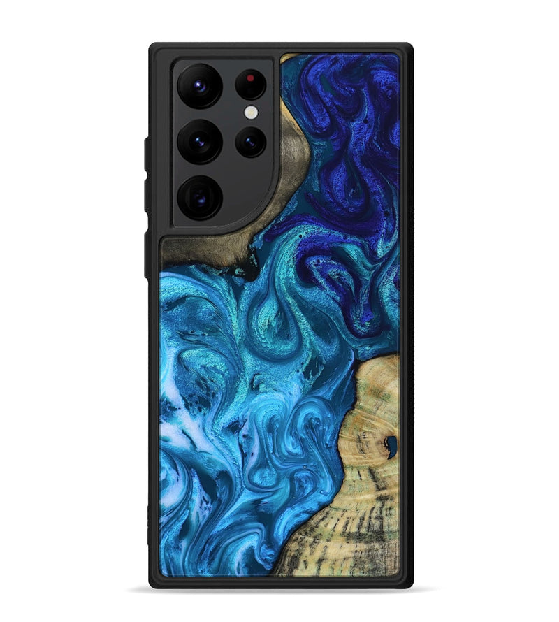 Galaxy S22 Ultra Wood Phone Case - Lorelei (Blue, 819097)
