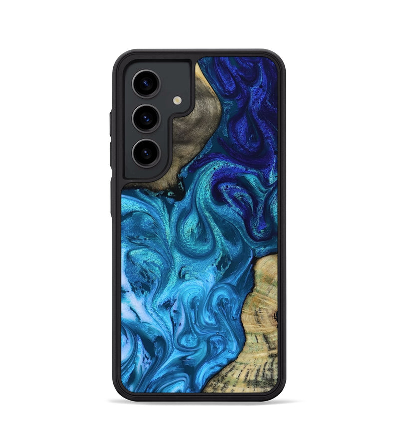 Galaxy S24 Wood Phone Case - Lorelei (Blue, 819097)