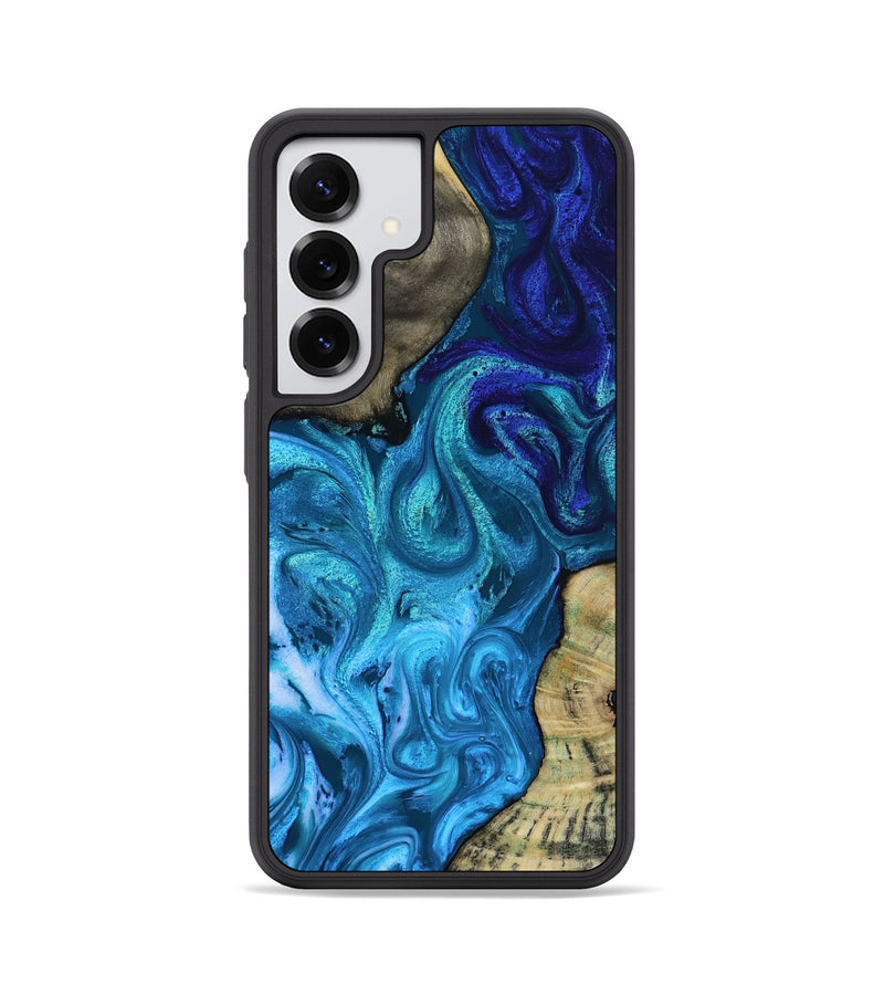 Galaxy S25 Wood Phone Case - Lorelei (Blue, 819097)