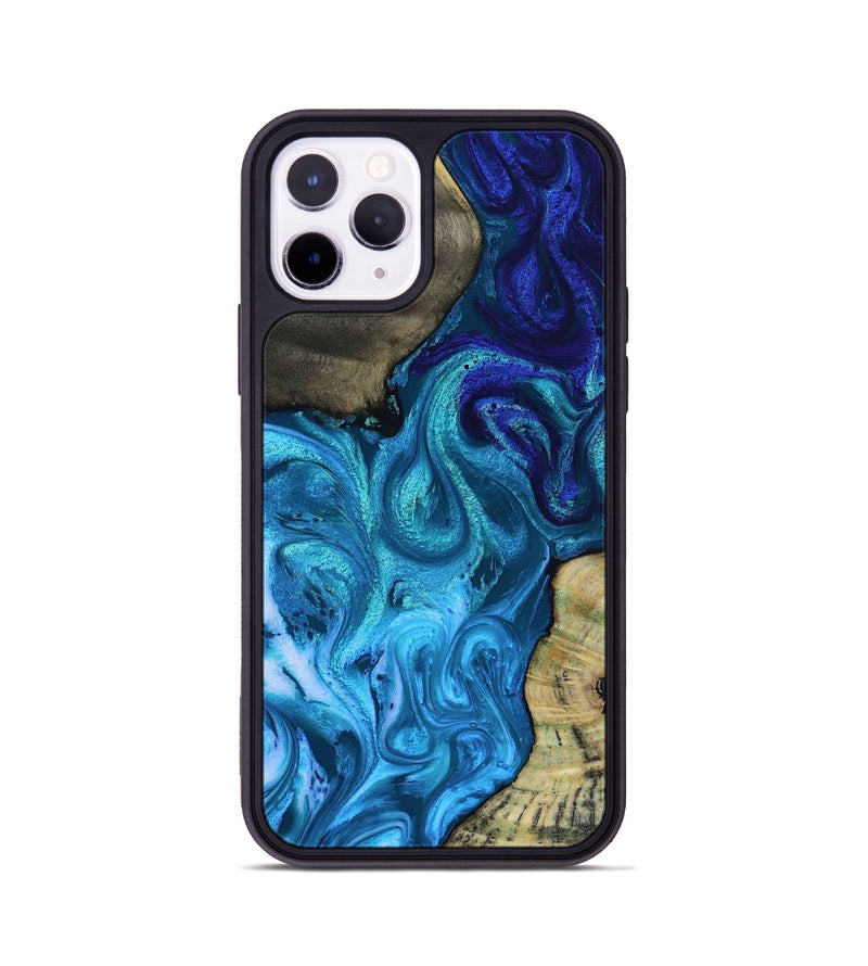 iPhone 11 Pro Wood Phone Case - Lorelei (Blue, 819097)