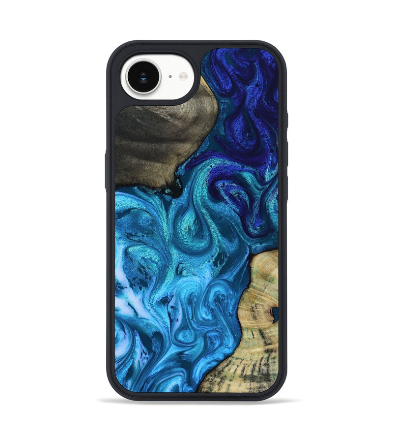 iPhone 17e Wood Phone Case - Lorelei (Blue, 819097)