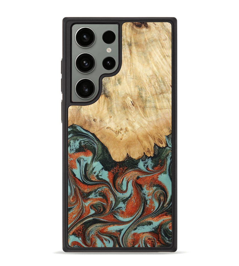 Galaxy S23 Ultra Wood Phone Case - Nella (Green, 819098)