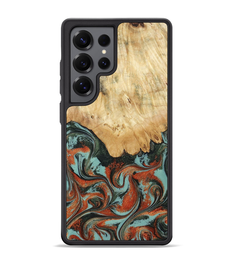 Galaxy S25 Ultra Wood Phone Case - Nella (Green, 819098)